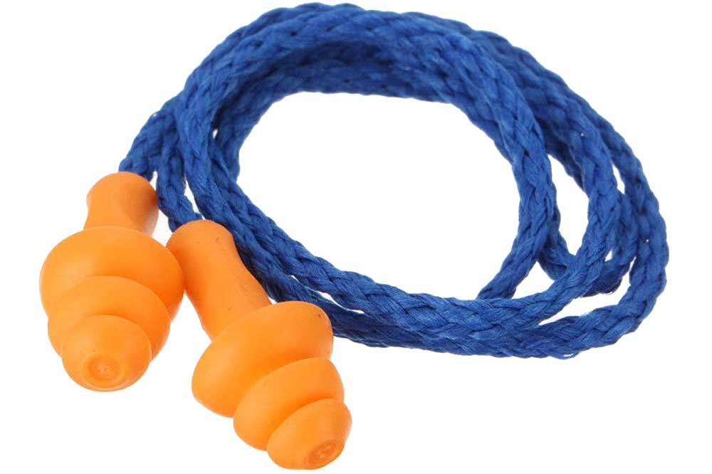 Cleaning Tools 94 Ohrstöpsel mit Kordel, blau-orange