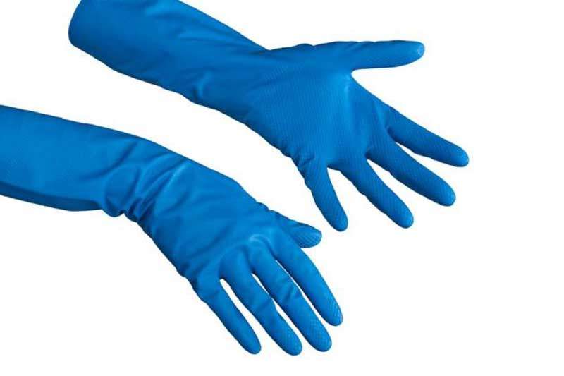 Vileda Reinigungshandschuhe MultiPurpose, Grösse L 8 1/2 – 9, blau