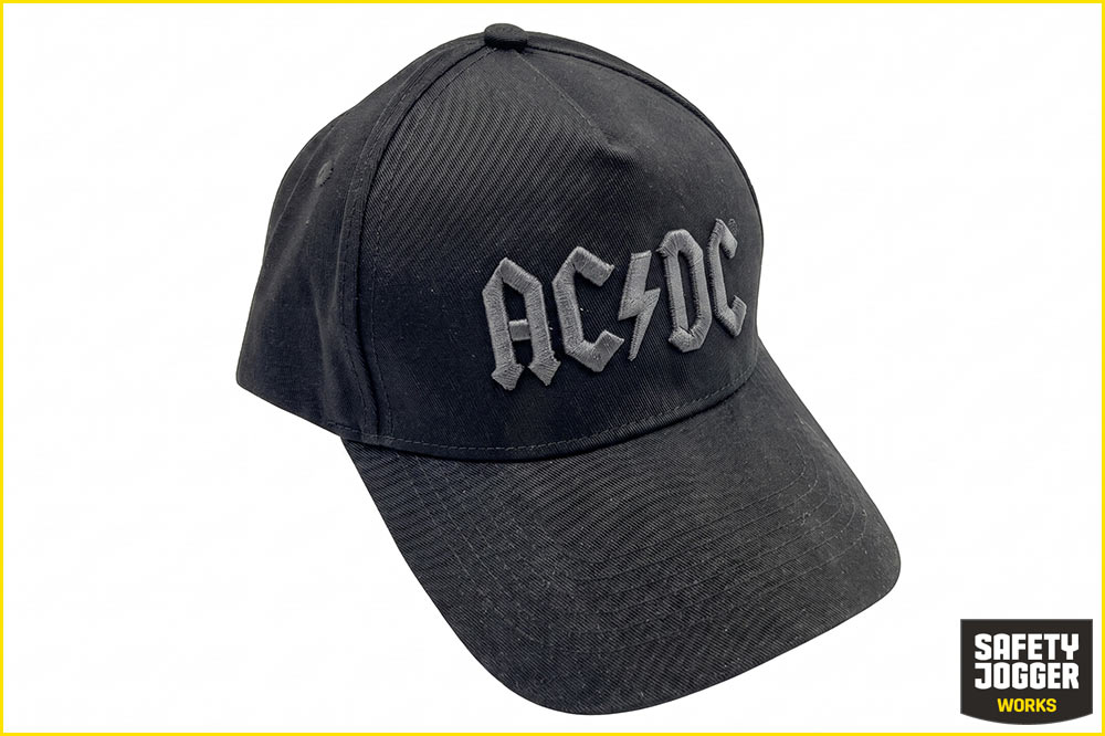 Safety Jogger AC/DC Kappe, Logo schwarz