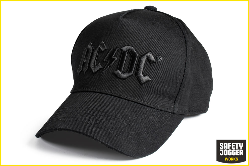 Safety Jogger AC/DC Kappe, Logo schwarz