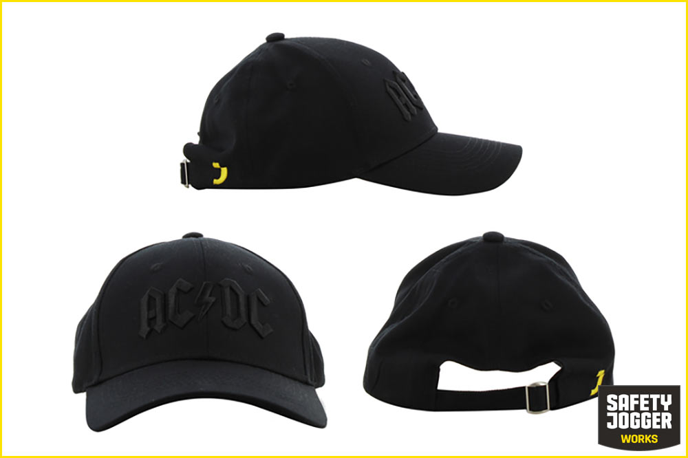 Safety Jogger AC/DC Kappe, Logo schwarz