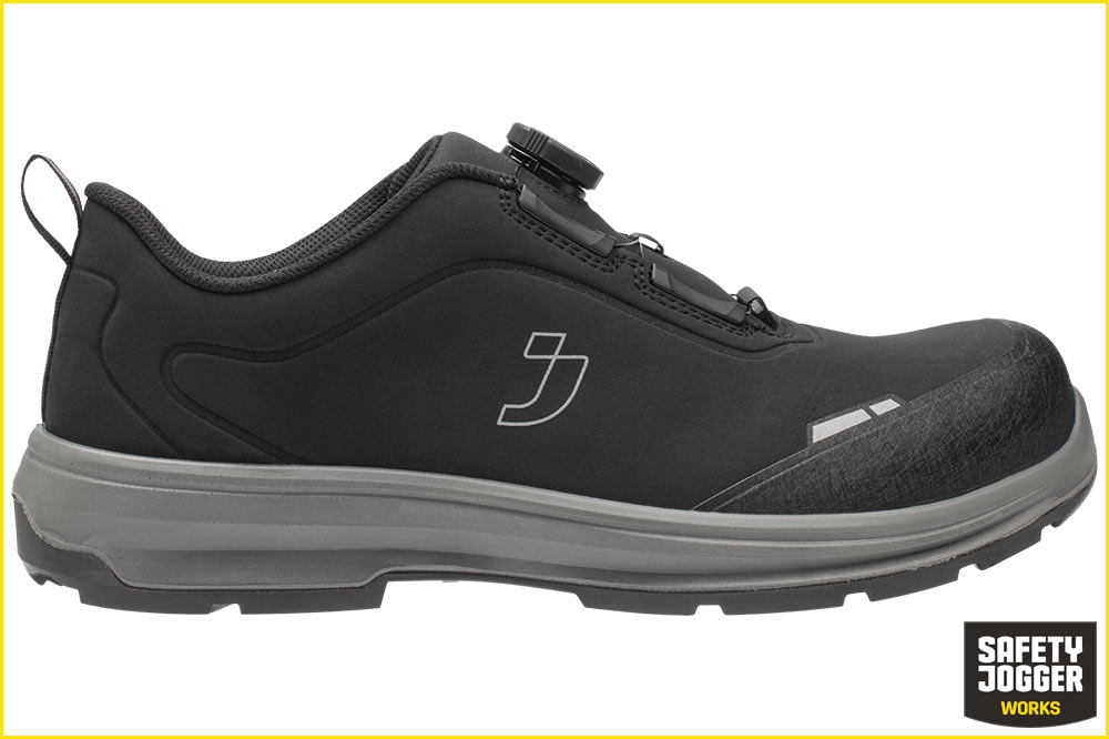 Safety Jogger FLUX S3S LOW TLS Sicherheitsschuh mit TLS-Verschluss, schwarz