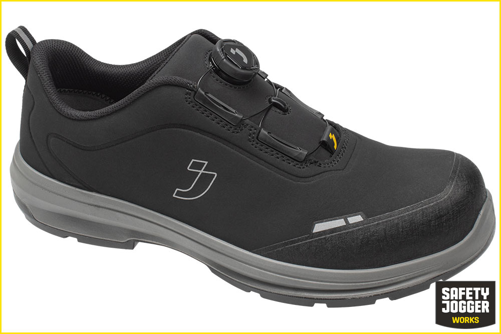 Safety Jogger FLUX S3S LOW TLS Sicherheitsschuh mit TLS-Verschluss, schwarz